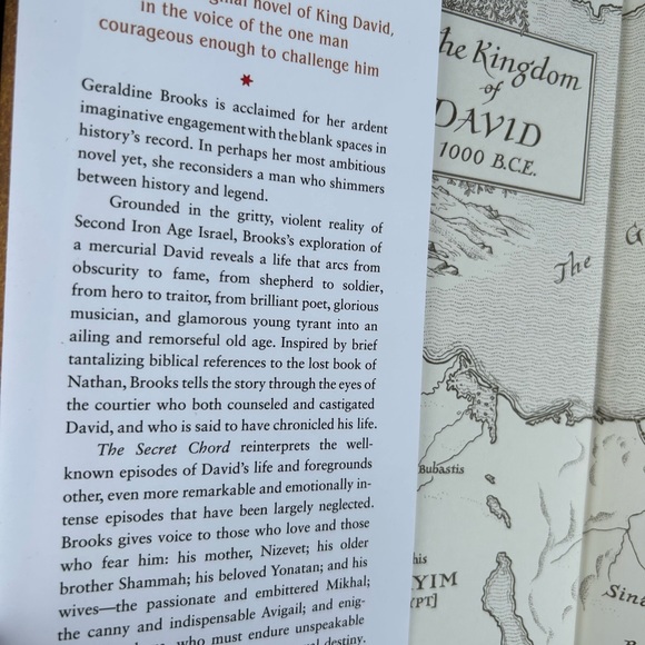 The Secret Chord by Geraldine Brooks HC Book - Picture 2 of 2